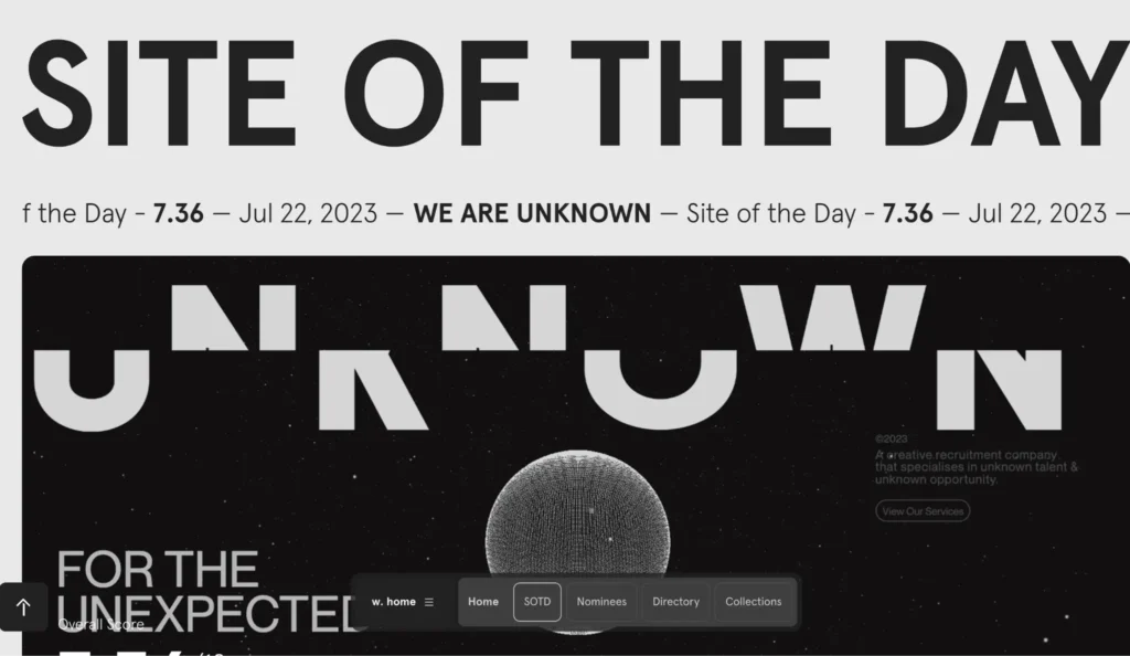 Awwwards - The Pinnacle of Web Designing