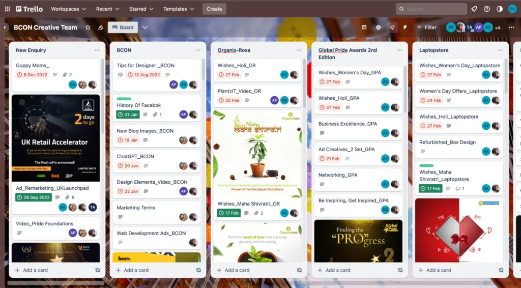 Trello - An Organised Website